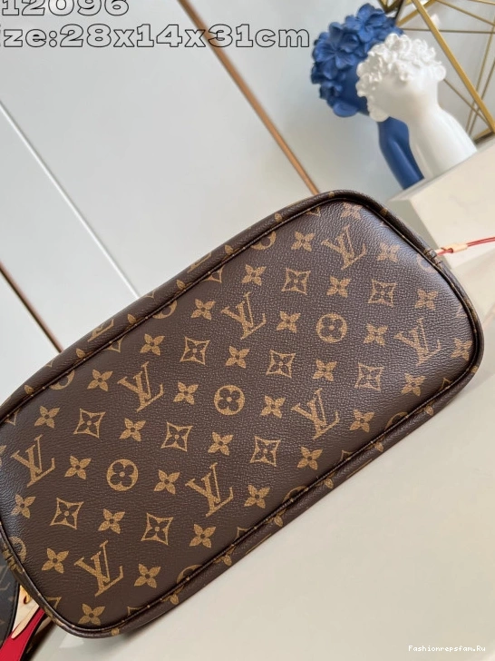 FS CHEAP Neverfull Louis Out Bandoulière MM-31*28*14cm Vuitton Inside 0720